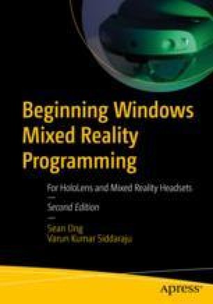 Beginning Windows Mixed Reality Programming — Apress 2021 book cover